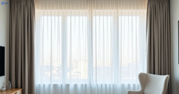 Freshly steam cleaned curtains in new-gisborne-vic QLD